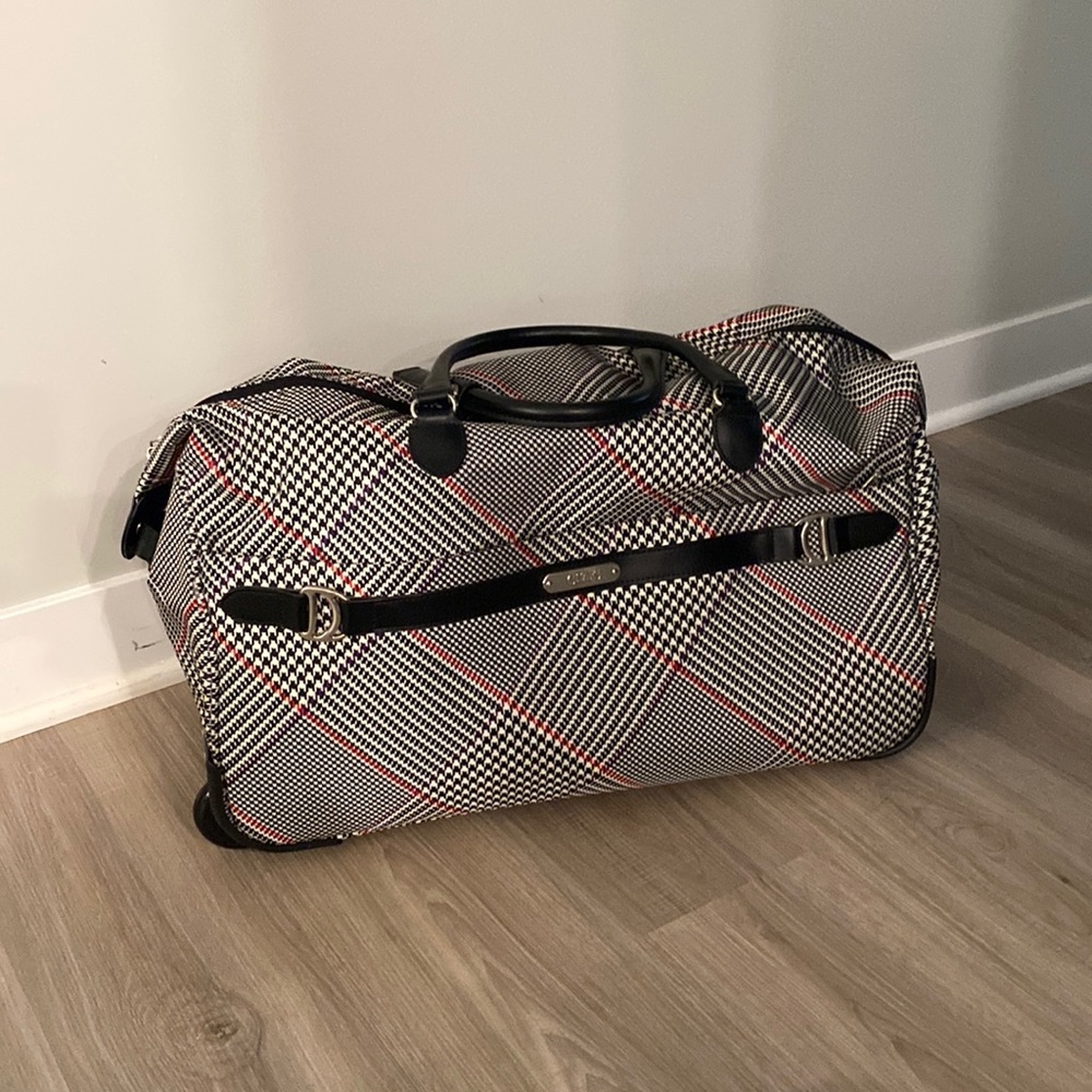 Chaps rolling duffel bag